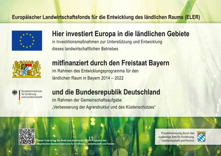 Förderung durch Europäischen Landwirtschaftsfonds